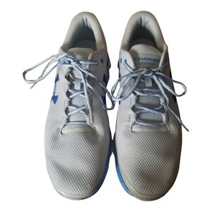 Under Armour Athletic Shoes Blue and Gray Mesh Upper